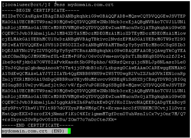 Установка SSL-сертификата на веб сервер Apache